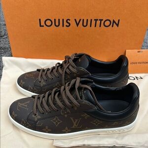 Louis Vuitton Brown Monogram Low-Top Sneakers